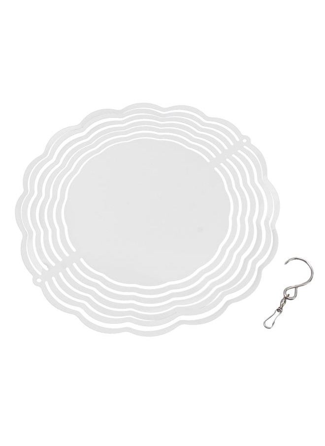 Sublimation Wind Chime Aluminum DIY Blank Wind Turntable for Outdoor Garden Window Decoration