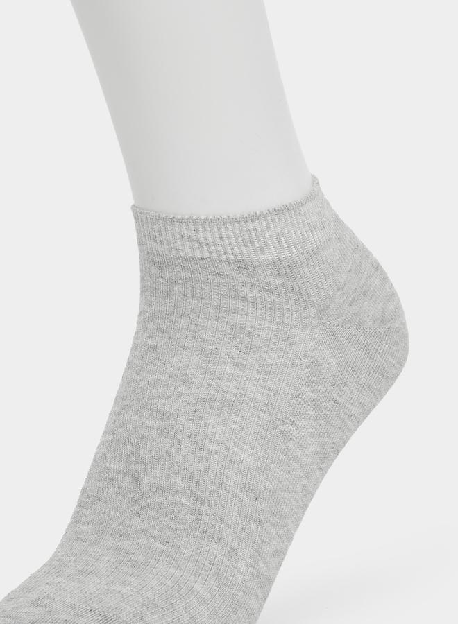 Styli Pack of 4 - Plain Ribbed Socks - Image 5