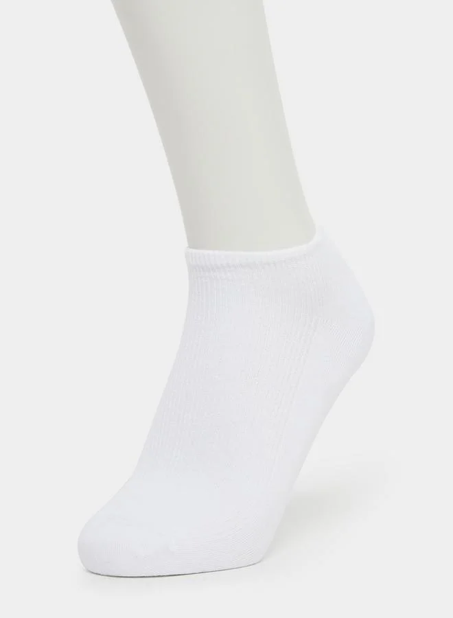 Styli Styli Pack of 4 - Plain Ribbed Socks