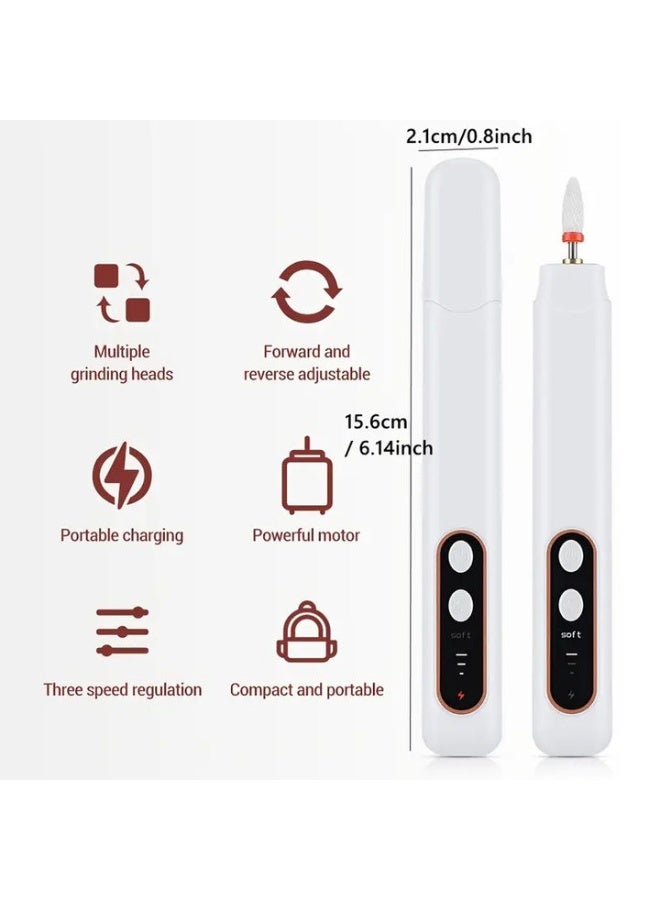 Sisily Electric Nail Drill Portable Nail Drill Machine Professional Drill Bits for Remove Nails Pedicure Manicure - Image 5
