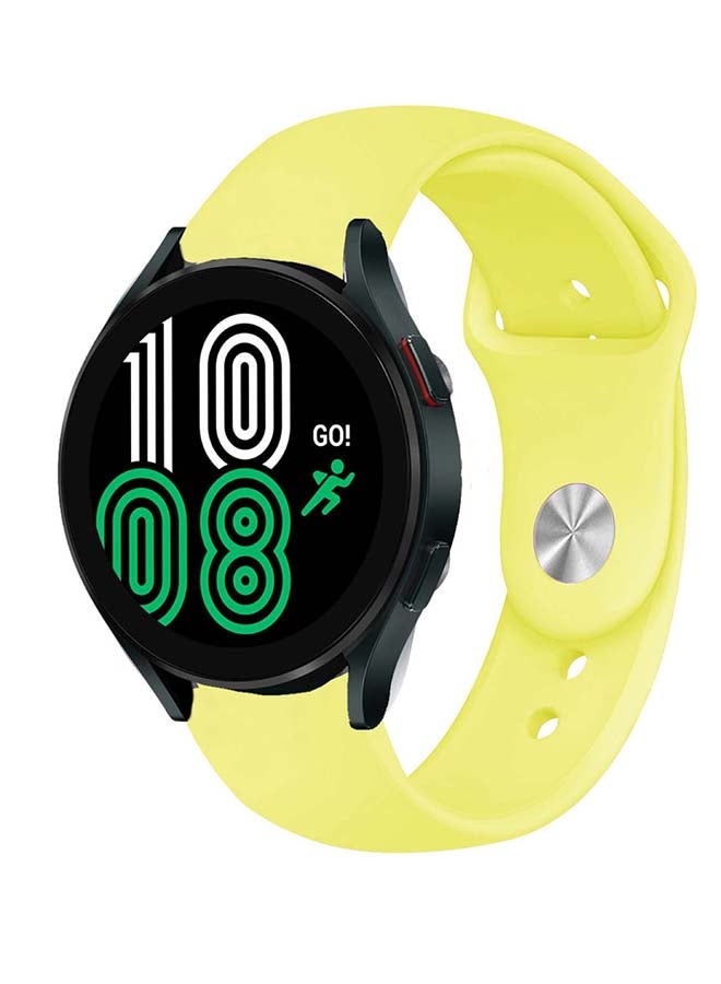 Perfii Replacement Band For Samsung Galaxy Watch4 Yellow - Image 2