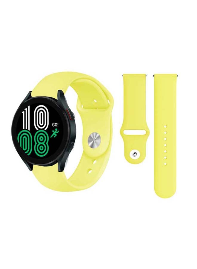 Perfii Replacement Band For Samsung Galaxy Watch4 Yellow - Image 1