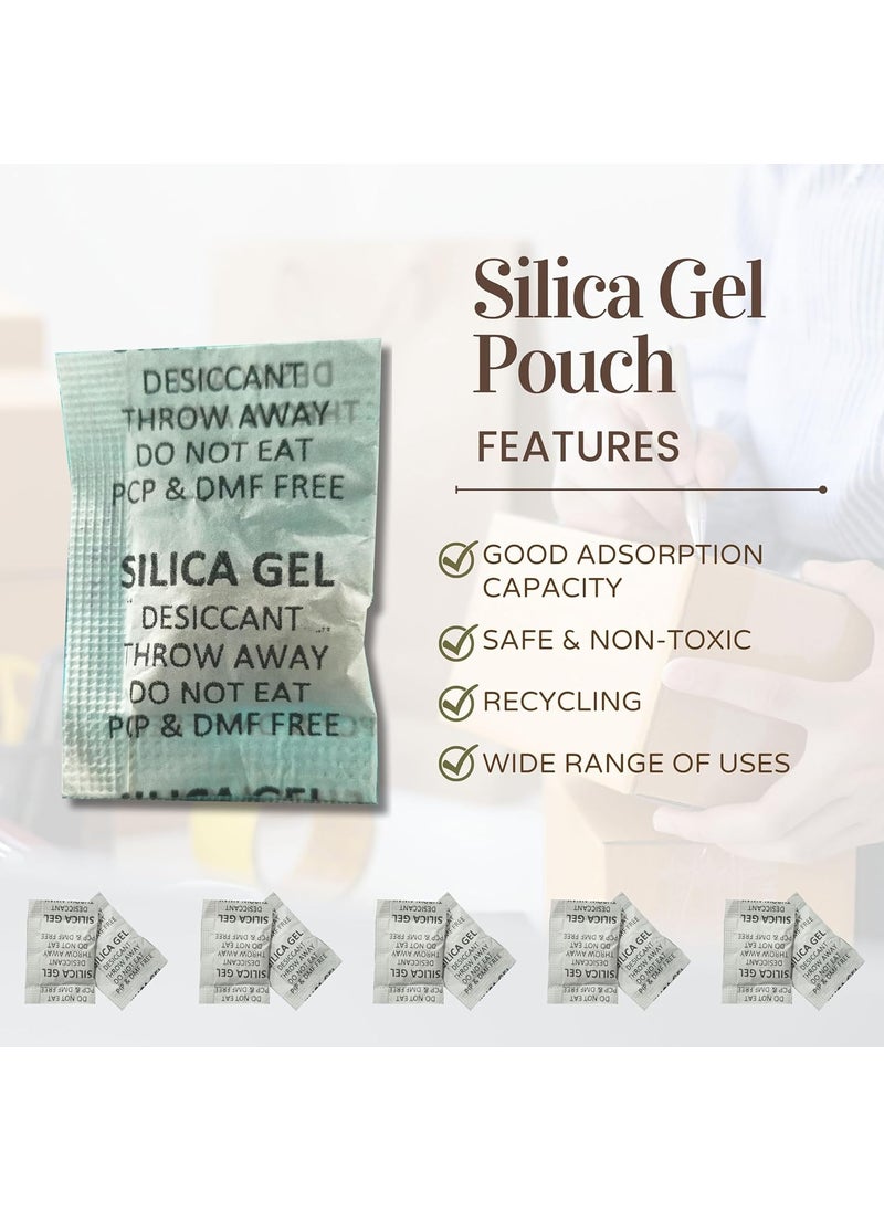 Elysian Elysian Silica Gel Pouch White Crystals Moisture Absorbent Protect Cameras Lenses Mobile Phones Shoes Each Pouch 2 Gram 150 Gram  - Image 4