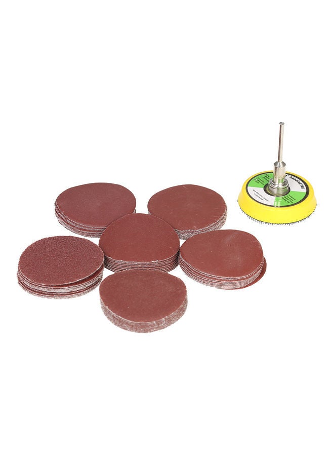 60-Piece Sanding Papers Set Brown - Image 1