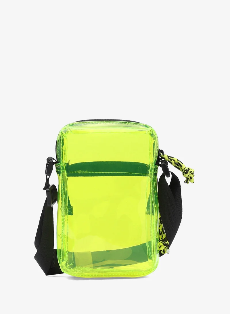 London Rag  Clear bag with two compartments in Lime for Women | Best Price UAE