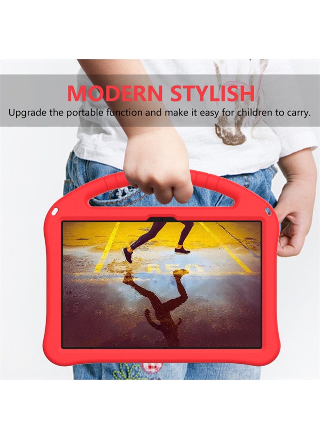 Applicable To For Huawei Honor X8 Lenovo P11 Foam Portable EVA Tablet Case For Xiaomi Pad6 Children Drop-resistant Protective Case-Color:Red-Applicable Model:Samsung Tab A8 10.5 X200 X205