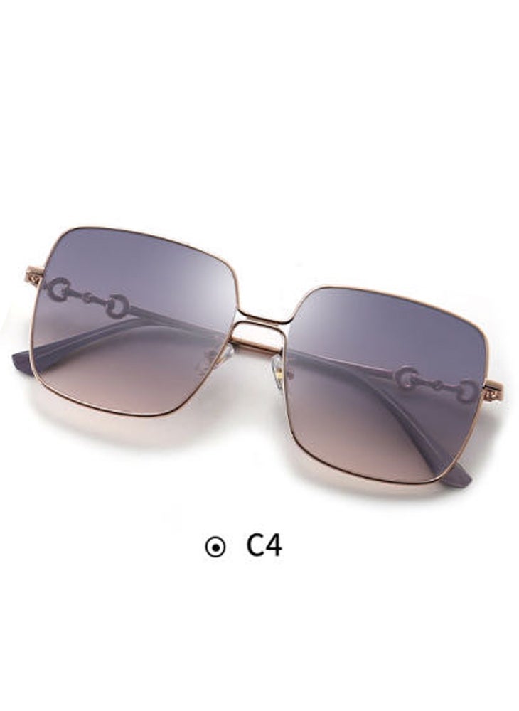 Chomel Fashion High-Definition Nylon Lens Sunglasses For Women's High-End Elegant Anti-Ultraviolet Anti-Blue Light  - Image 2