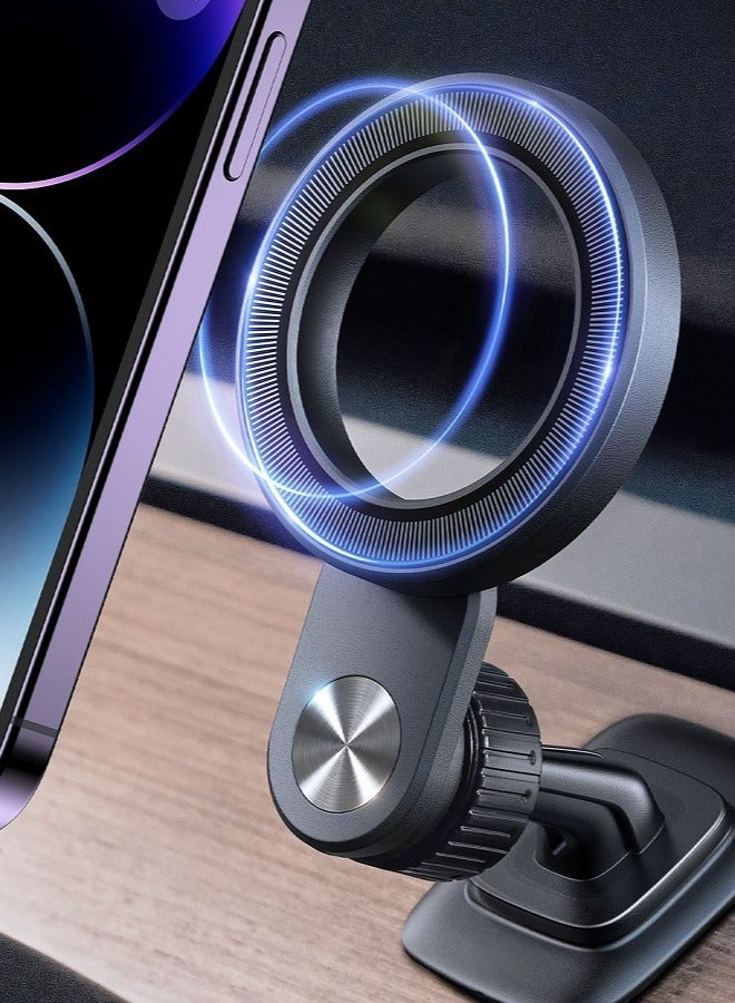 Car phone holder instrument panel adjustable car mobile holder - black  - Image 1