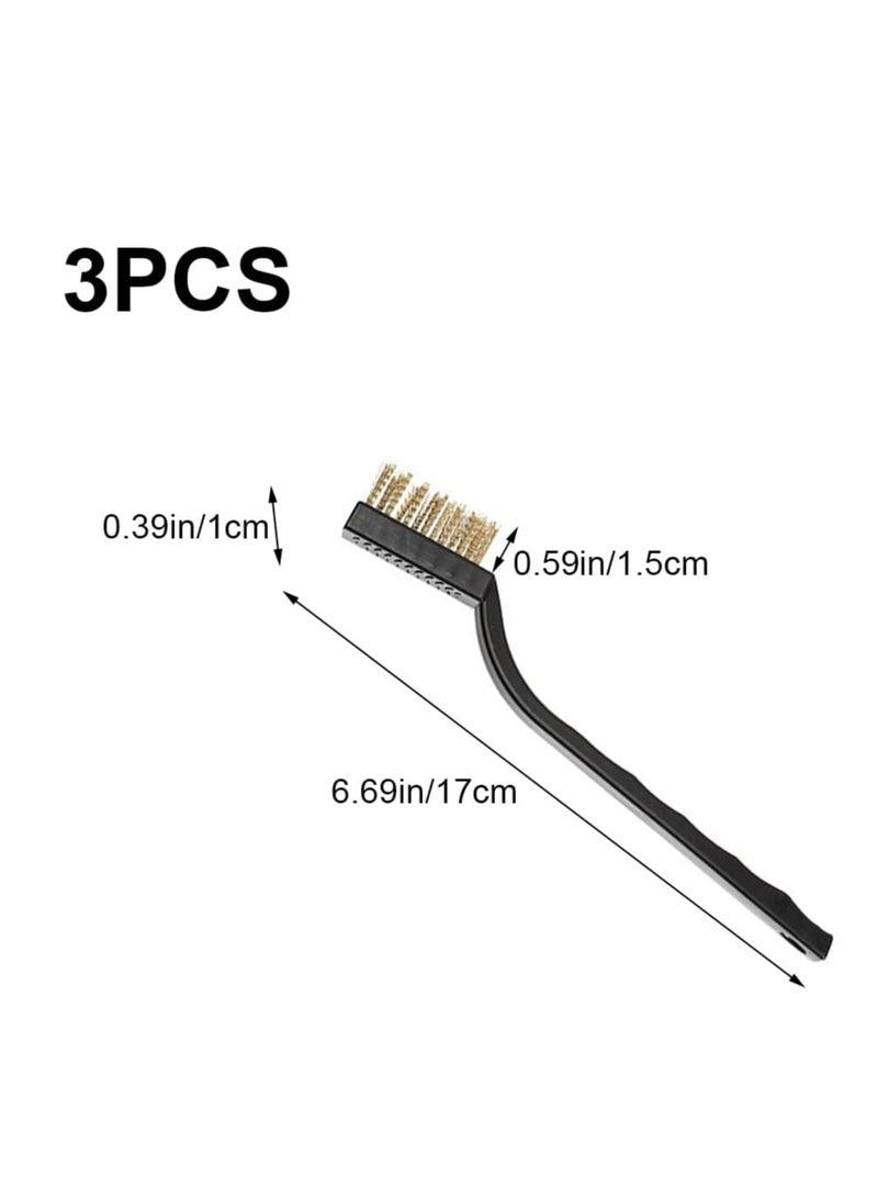 3-Piece Steel Wire Brush Set — Multi-Purpose Stove & Kitchen Cleaner - Image 5