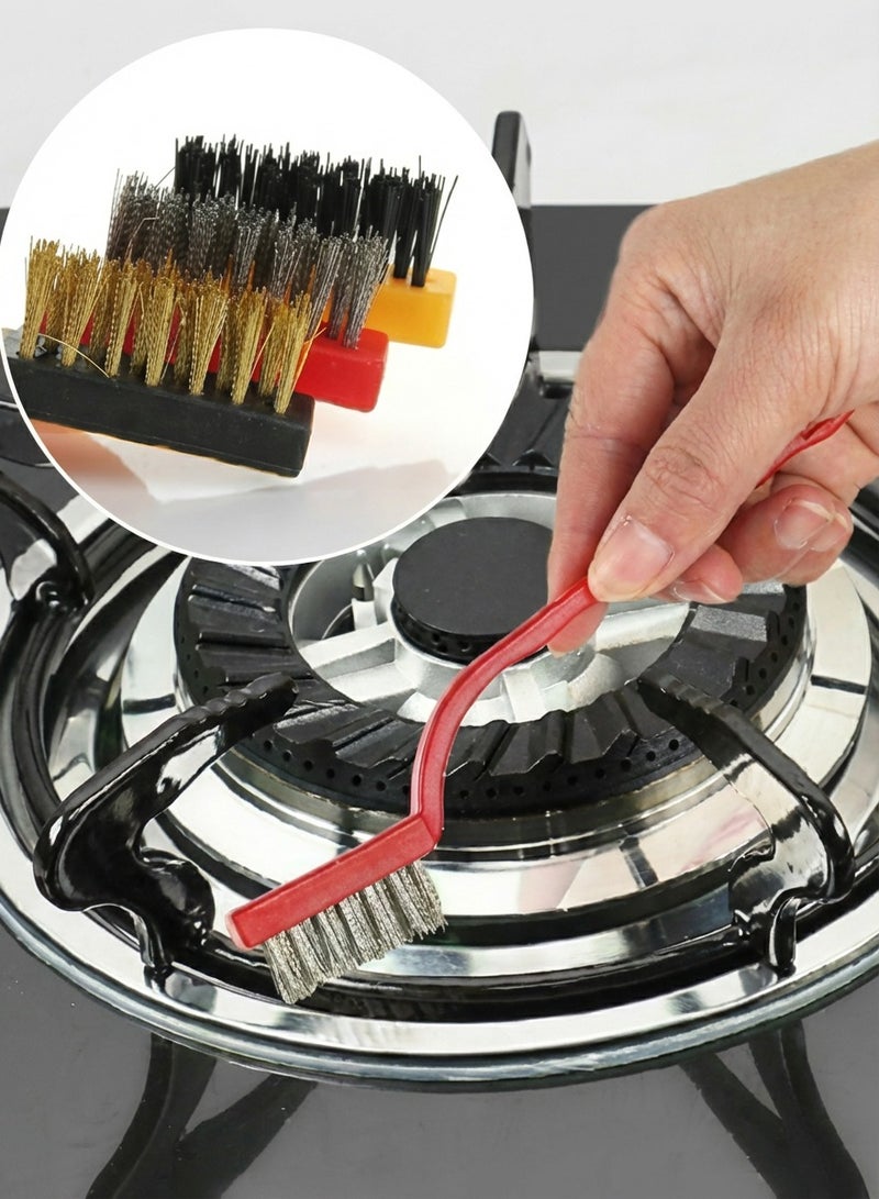 3-Piece Steel Wire Brush Set — Multi-Purpose Stove & Kitchen Cleaner - Image 1