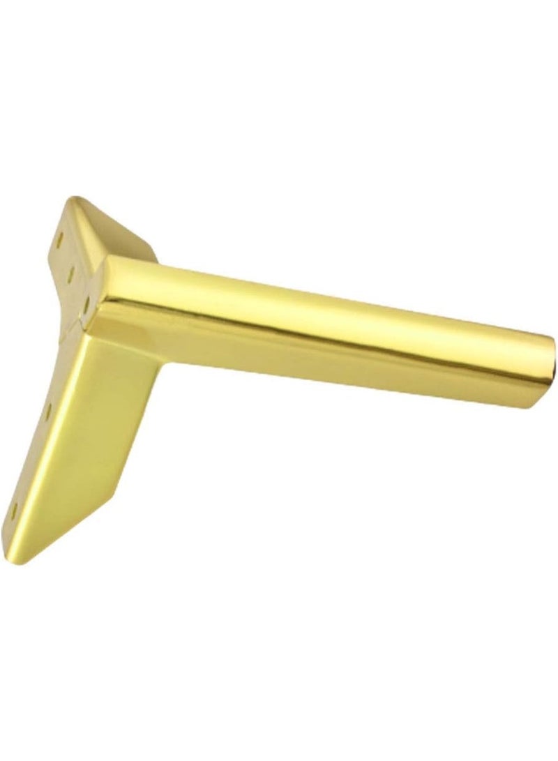 Furniture Legs，4 Sets Iron Sofa Legs,Metalniture Support Feet,Diamond Triangle Vertical Cabinet Feet,DIY Couch Replacement Leg,Coffee Table Feet,Cupboard Bed Leg,/Gold/15Cm - Image 4