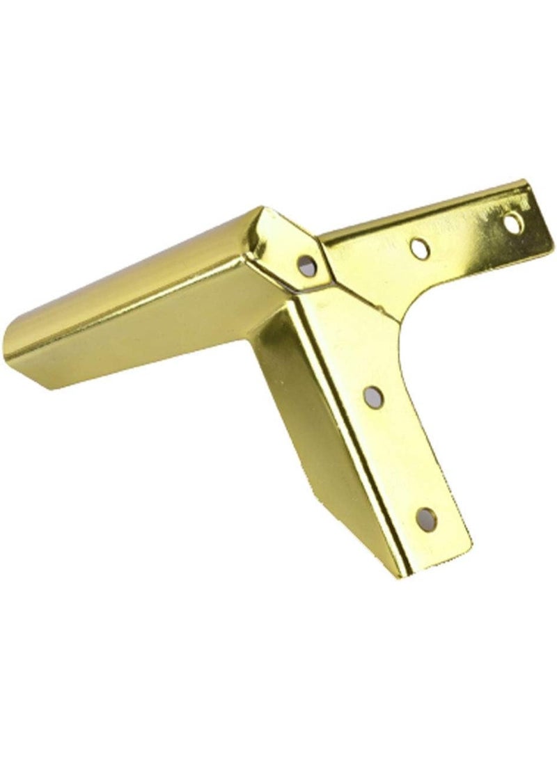 Furniture Legs，4 Sets Iron Sofa Legs,Metalniture Support Feet,Diamond Triangle Vertical Cabinet Feet,DIY Couch Replacement Leg,Coffee Table Feet,Cupboard Bed Leg,/Gold/15Cm - Image 2