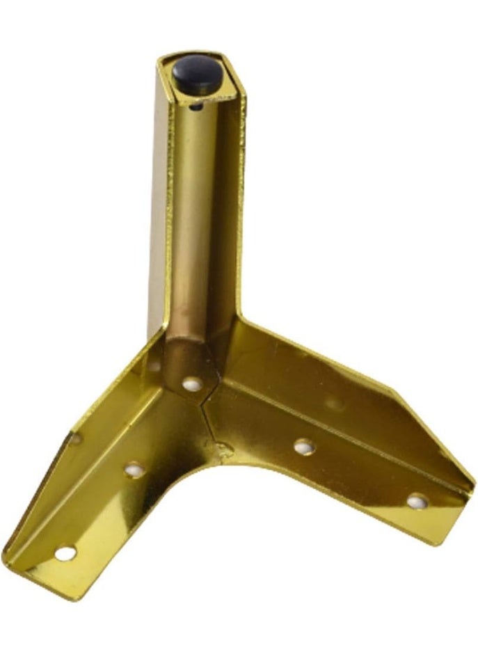 Furniture Legs，4 Sets Iron Sofa Legs,Metalniture Support Feet,Diamond Triangle Vertical Cabinet Feet,DIY Couch Replacement Leg,Coffee Table Feet,Cupboard Bed Leg,/Gold/15Cm - Image 3