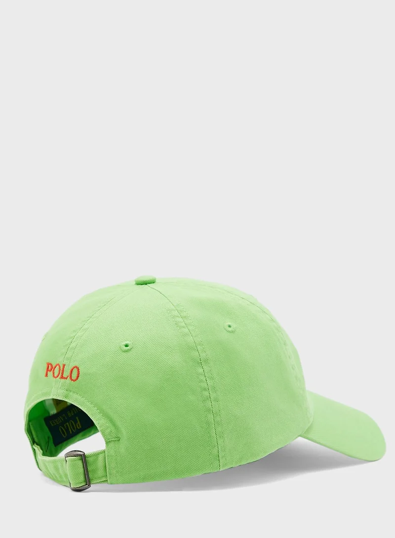 POLO RALPH LAUREN Logo Printed Curved Peak Cap