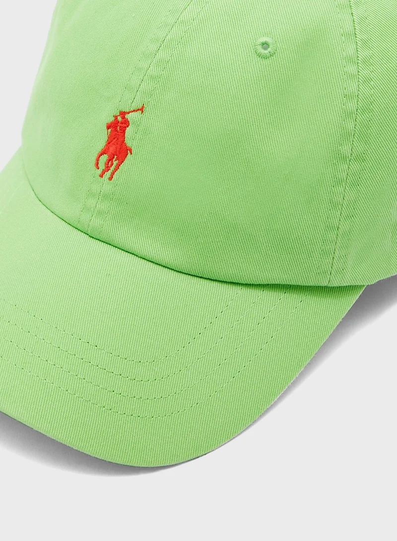 POLO RALPH LAUREN Logo Printed Curved Peak Cap