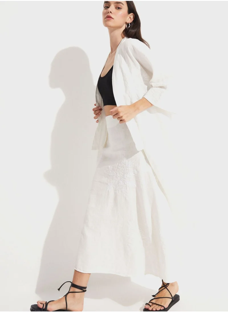 JUNE Embroidered Kimono