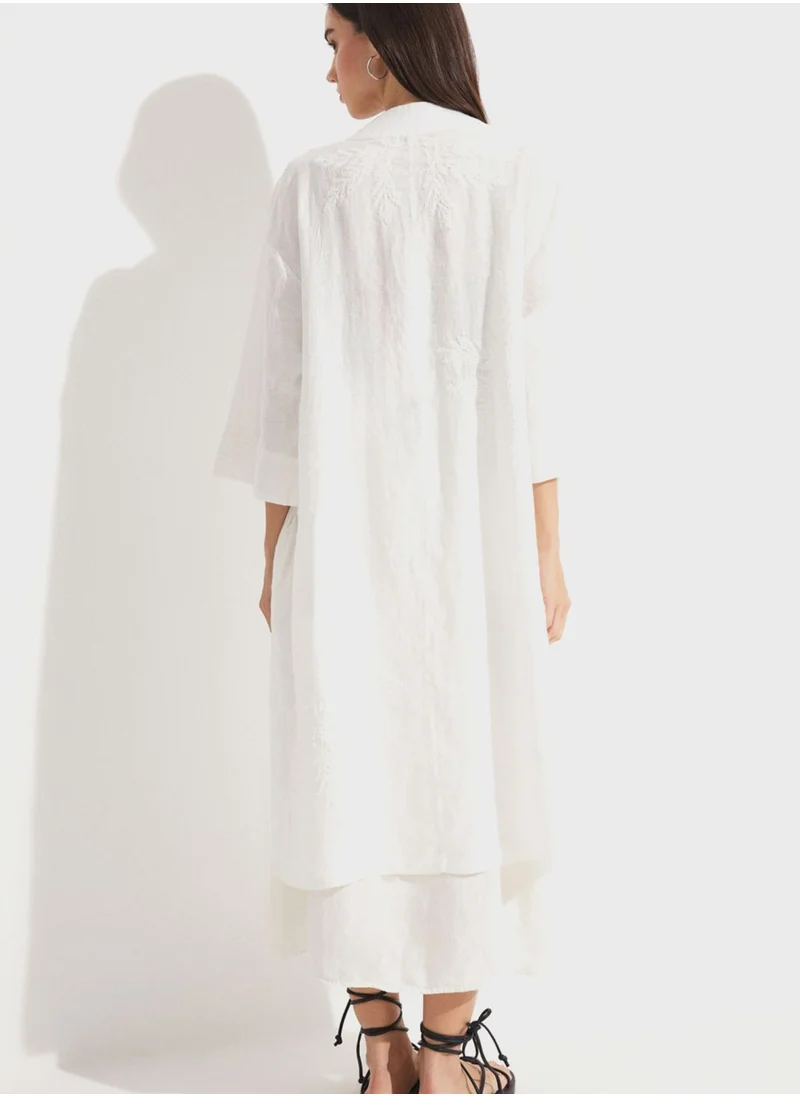 JUNE Embroidered Kimono