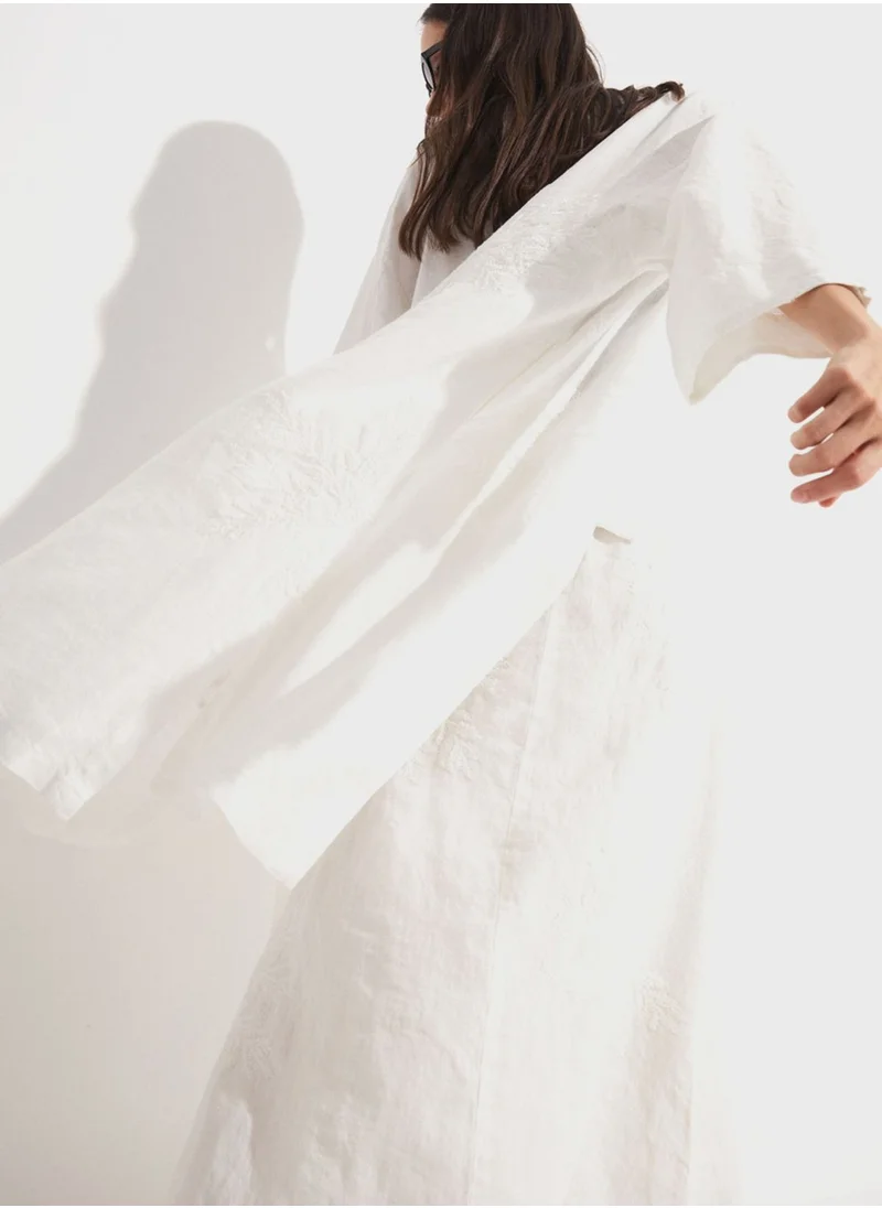 JUNE Embroidered Kimono