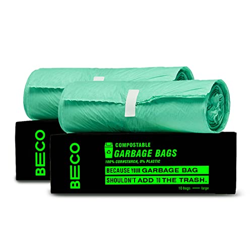 Beco Eco Friendly Compostable Garbage Bags for Dustbin | 20 Pcs | Large 24 X 32 Inches | Pack of 2 - Image 1
