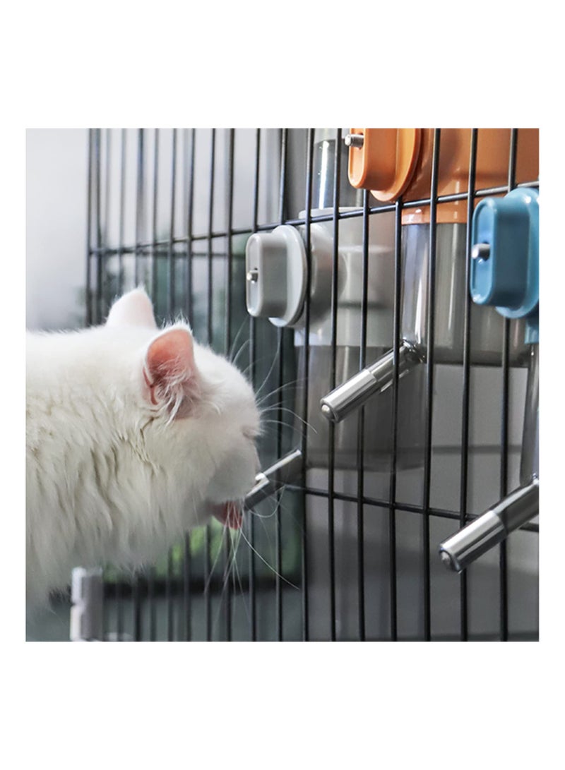 SYOSI Pet Water Bottle Hanging Water Dispenser Feeder Pet Puppy Water Bottle Cat Water Drinking Fountains for Cage Portable Dog Water Dispenser Feeding Water Pet Supplies for Dog Cat Puppy Rabbit - Image 2