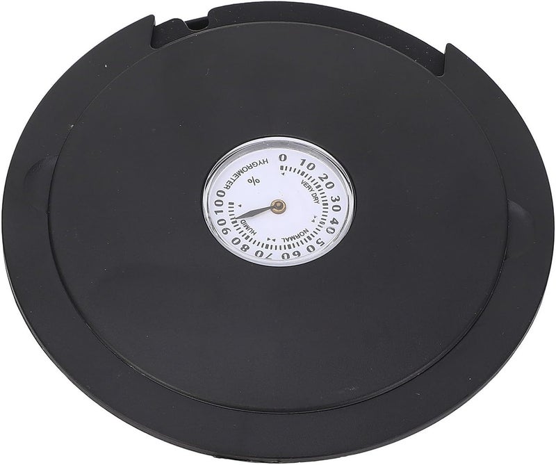 Acoustic Guitar Soundhole Humidifier Cover With Humidity Monitor Black For 100 103mm - Image 1