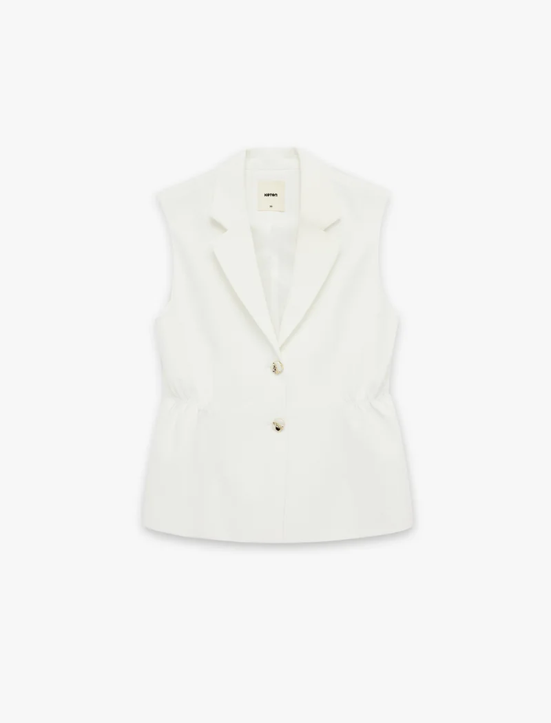كوتون Long Blazer Vest