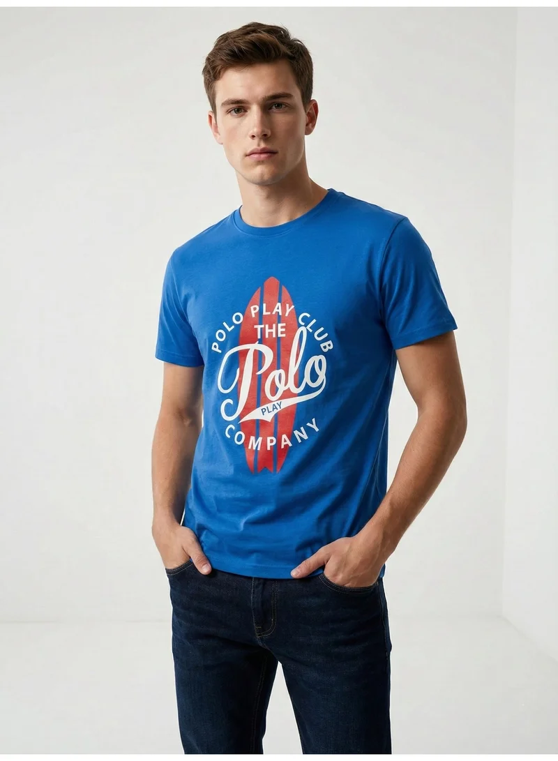 Polo Play Boys Graphic T-shirt Blue