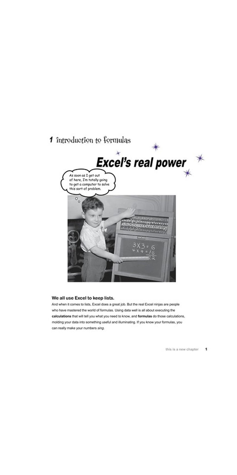 Head first Excel