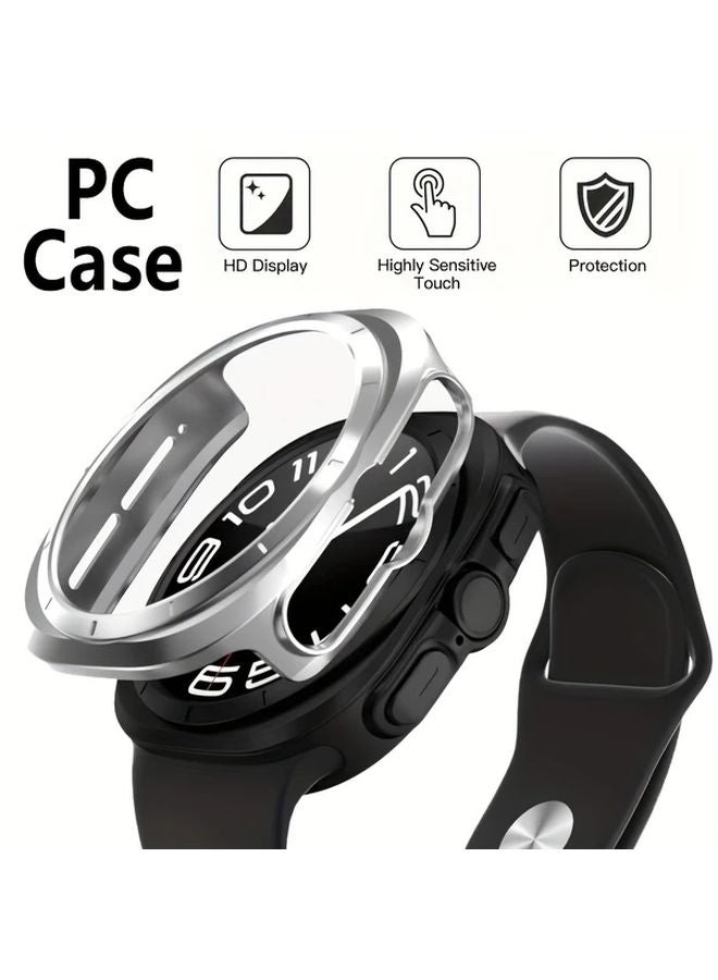 Silvery Stainless Steel Metal Band For Samsung Galaxy Watch 7 Ultra 47mm Bracelet - Image 5