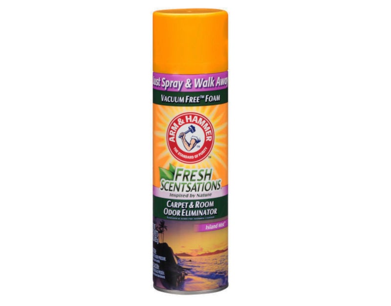 Arm & Hammer Fresh Scentsations Carpet & Room Odor Eliminator Spray  Island Mist  Vacuum-Free Foam  Just Spray and Walk Away  15 oz (Pack of 3) - Image 2