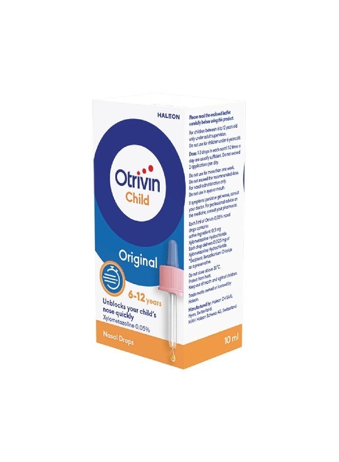 Otrivin 0.05% Children Nasal Drop 10 ML - Image 2