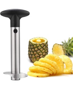 Super Fast Pineapple Slicer and Corer Stainless Steel Pineapple Cutter for easy core removal and slicing this smart kitchen tool saves your time