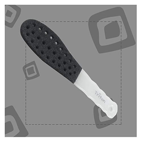 TRITON Emery Professional Doited Dual Sided Foot Scraper, Filer for Hard and Dead Skin Callus Remover, Pedicure Foot Scrubber for Men and Women - Image 2