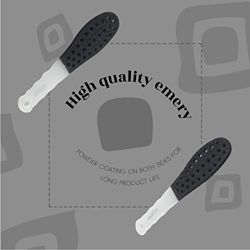TRITON Emery Professional Doited Dual Sided Foot Scraper, Filer for Hard and Dead Skin Callus Remover, Pedicure Foot Scrubber for Men and Women - Image 5