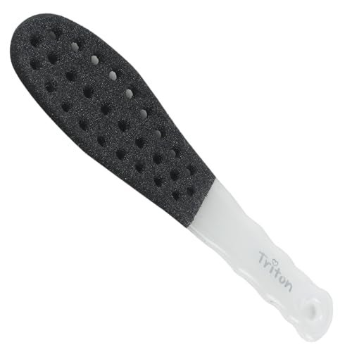 TRITON Emery Professional Doited Dual Sided Foot Scraper, Filer for Hard and Dead Skin Callus Remover, Pedicure Foot Scrubber for Men and Women - Image 1