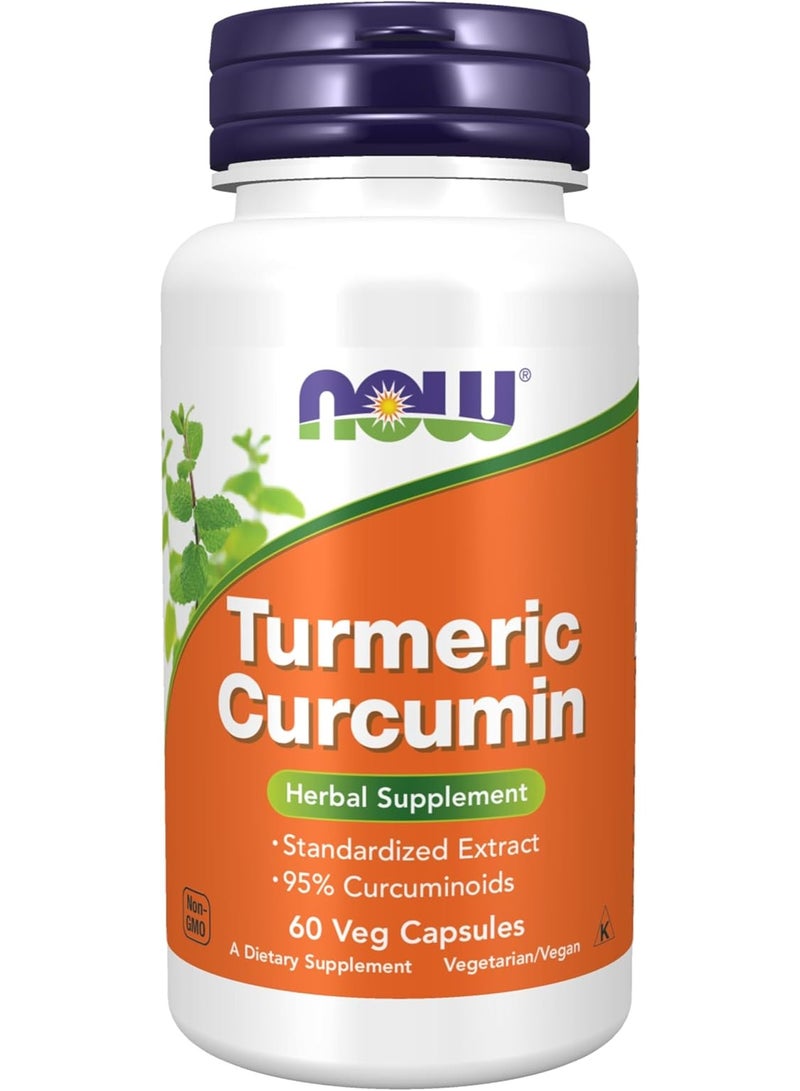 Now Foods Curcumin Vitamin, 60 Veg Capsules
