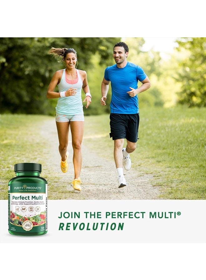 Purity Products Perfect Multi - Multivitamin Packed with Vitamins, Minerals and Phytonutrients - 60 Breakthrough Nutrients - Support for Healthy Immunity, Normal Energy Levels - 120 Capsules (1) - Image 5