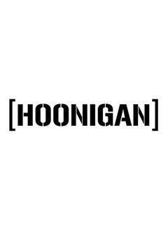 Hoonigan Letter Printed Car Sticker