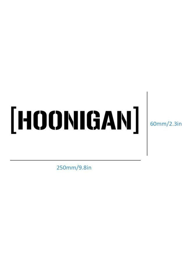 NIBEMINENT - Hoonigan Letter Printed Car Sticker - Image 1