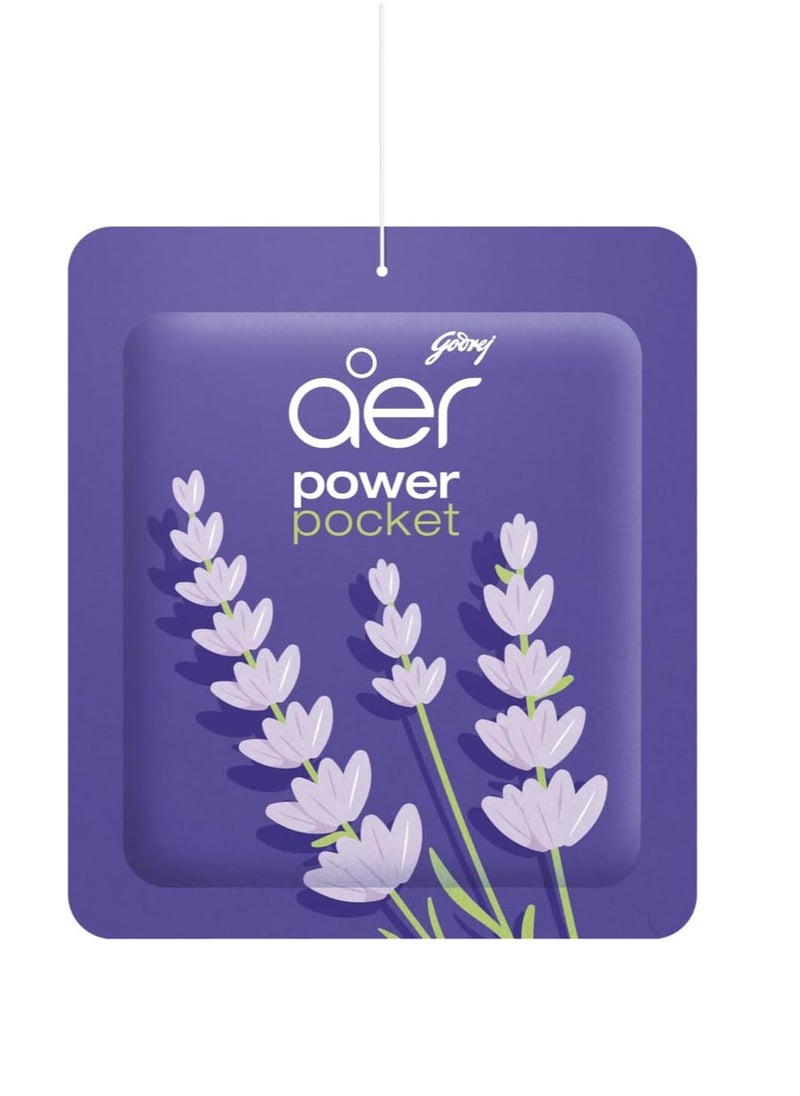 Godrej Aer Power Pocket Home Freshener, Lavender Bloom, 10 g  - Image 2