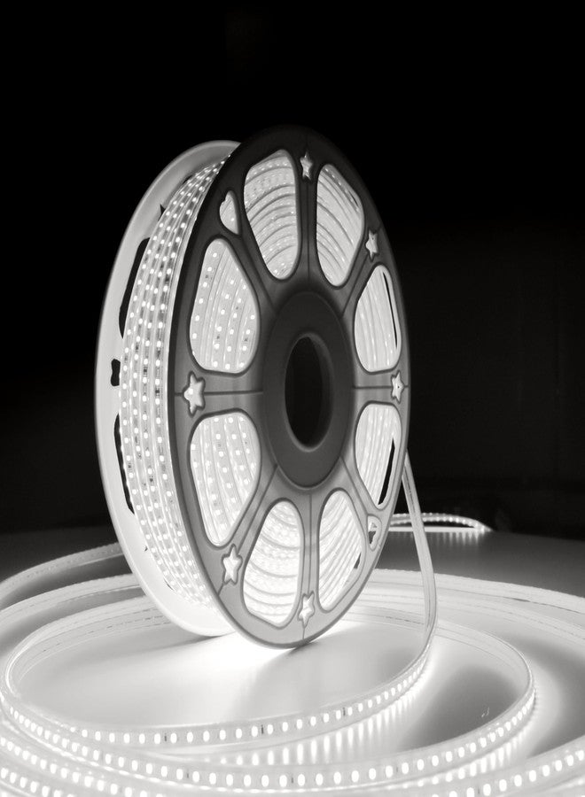 Forus حبل إضاءة LED من فوروس بطول 50 مترًا، ضمان 6 أشهر، إضاءة خارجية مقاومة للماء لتزيين الأسقف والشرفات والمنازل والديكورات الداخلية، إضاءة مرنة مناسبة لعيد ديوالي وعيد الميلاد - رائعة - Image 1