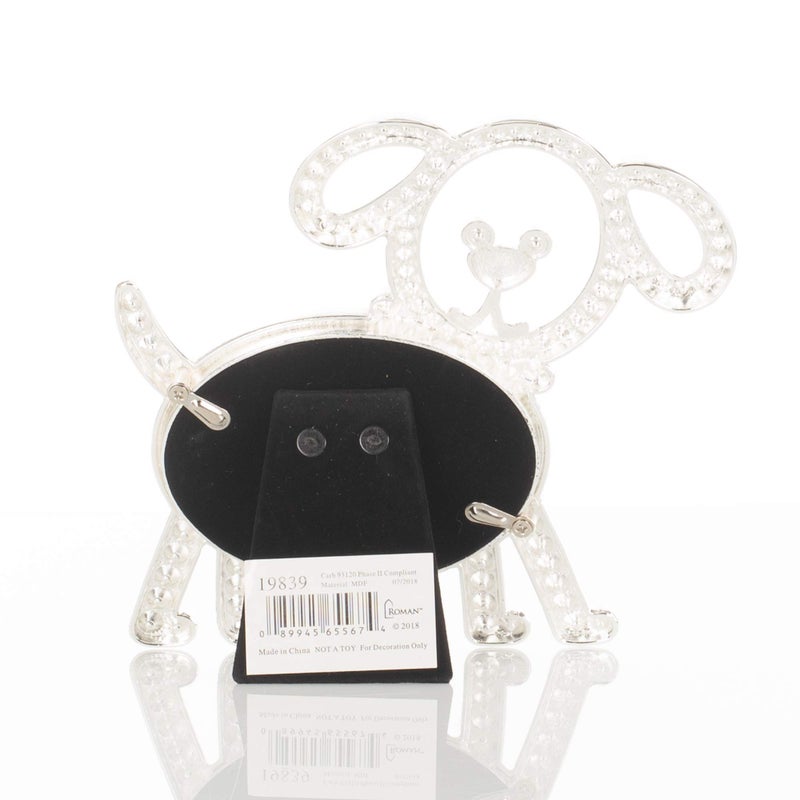 Roman Roman Caroline Collection 5.5"" H Princess Dog Outline Frame  Holds 3.5"" x 2.5"" Photo - Image 4