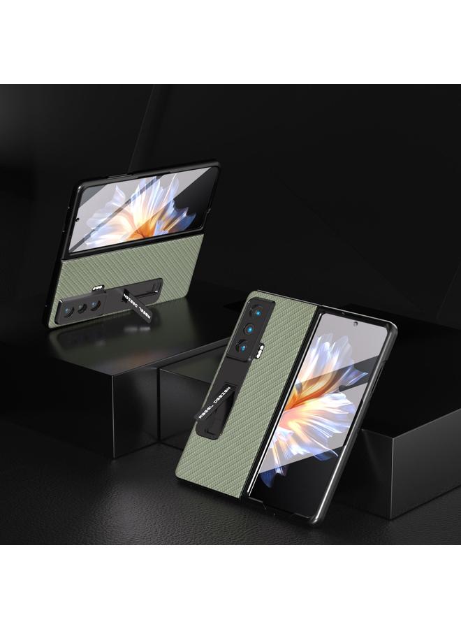 اس-توب جراب حماية مدمج لهاتف Honor Magic Vs Carbon Fiber مع حامل - Image 3