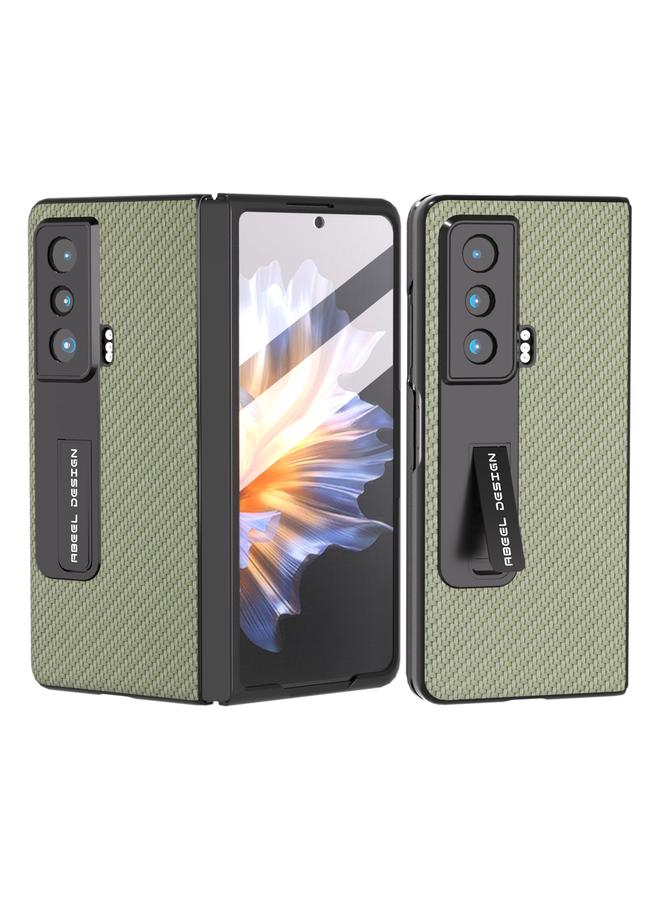 اس-توب جراب حماية مدمج لهاتف Honor Magic Vs Carbon Fiber مع حامل - Image 1