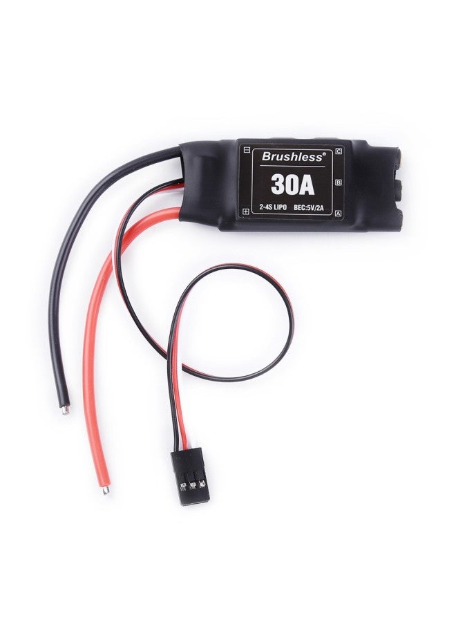 Brushless ESC 30 40A Brushless Electric Control Fixed Wing Aircraft Model Multi-axis XXD Electronic Speed Control-Color:40A (2-4S Supported)-short-term Version  - Image 3