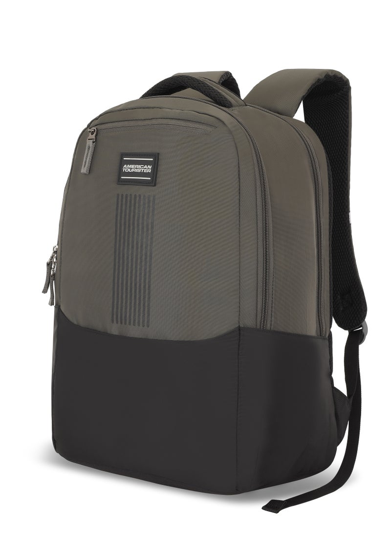 Bounce Backpack 27L Capacity, Polyester, Black|15.6" Laptop Compartment|Padded Shoulder Strap|Humidity Resistance|Lightweight - 1 Year Global Warranty