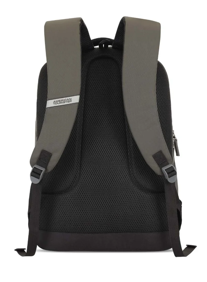 American Tourister Black Bounce Backpack 27L Capacity, Polyester, Black|15.6" Laptop Compartment|Front Pocket Compartment|Adjustable Padded Straps|Humidity Resistance|Bottle Holder|Ergo Back & Shoulder - 1 Year International Warranty  | Best Price UAE