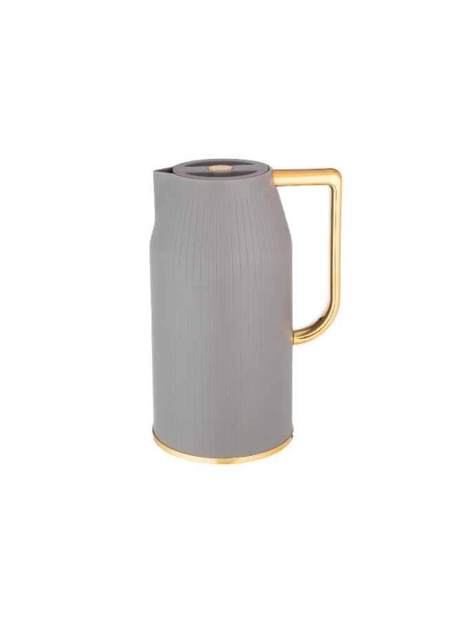 اباريك الصفا طقم ترامس شاي وقهوة 1 لتر لون رمادي - Image 2