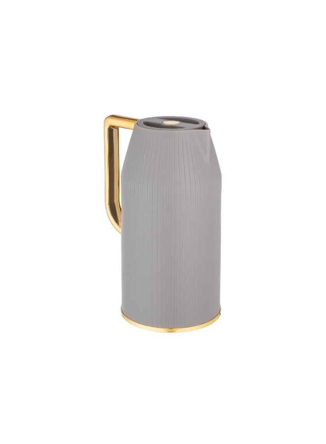 اباريك الصفا طقم ترامس شاي وقهوة 1 لتر لون رمادي - Image 3