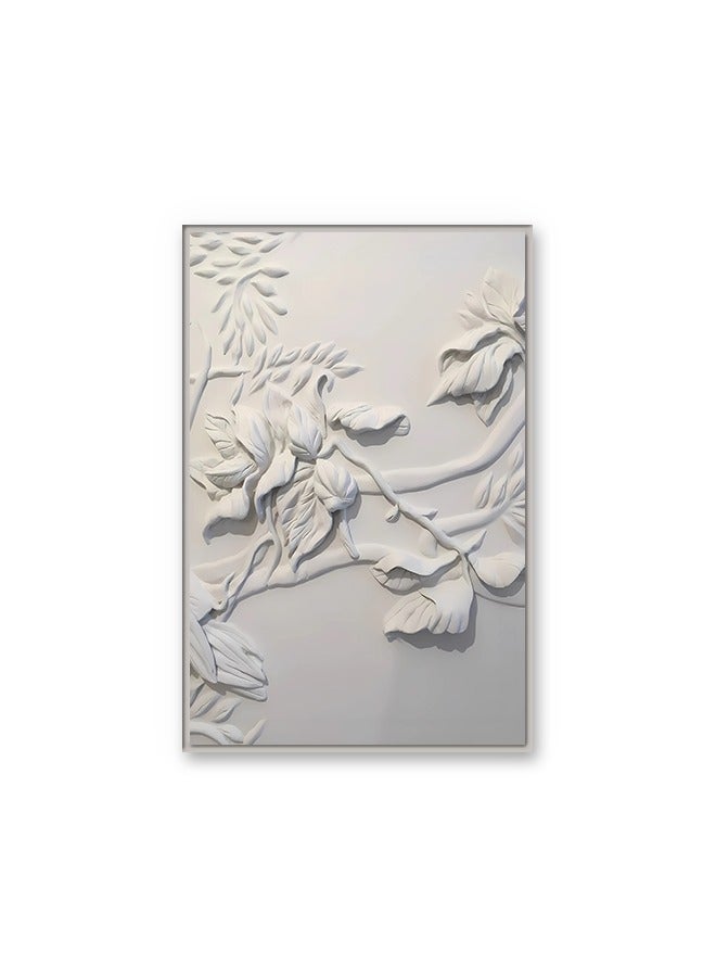 Marktna Canvas Wall Art For Wall Decoration Abstract Design With A Hollow Silver Frame Size 120x80cmOne Piece - Image 2